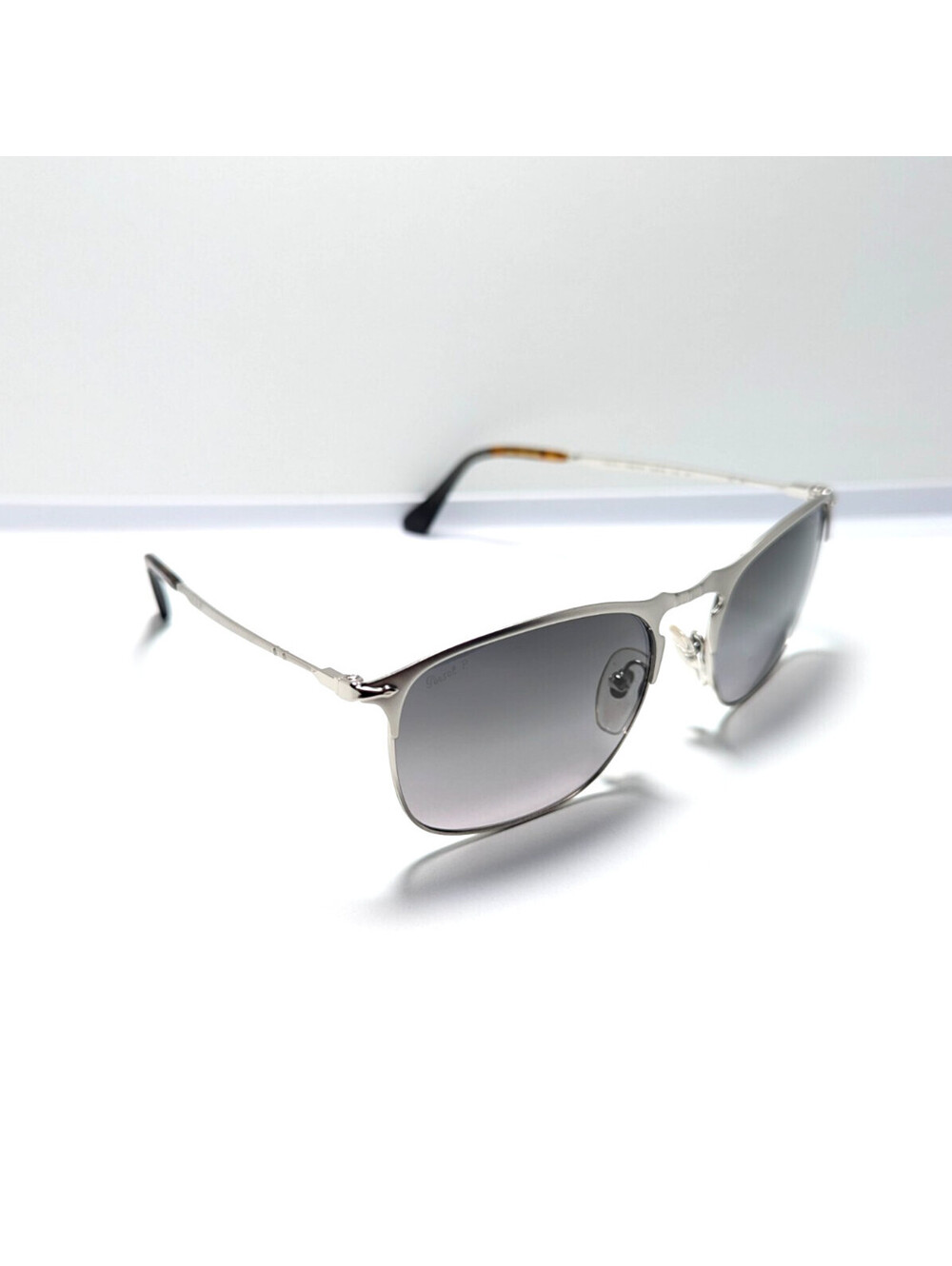 Persol 7359-S Gray Polarized UV Silver Classic Unisex Sunglasses 55-18-145